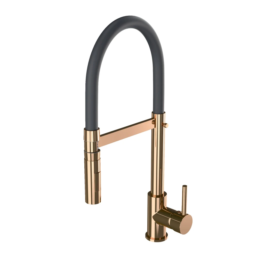 VENTO Bateria kuchenna stojąca rose gold Granitan – zdjęcie 5