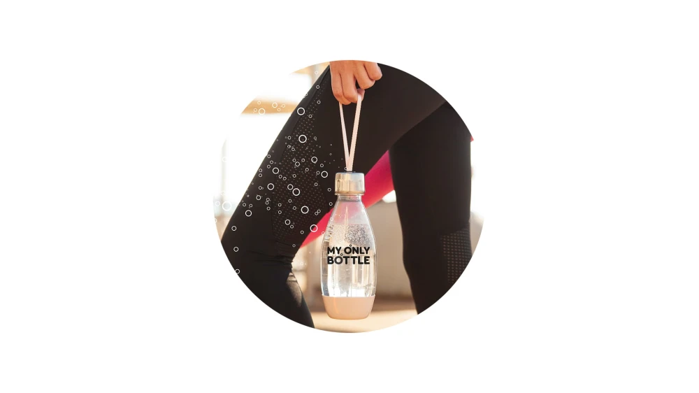 Butelka SodaStream różowa z kolekcji My Only Bottle - 0,5 litrowa Granitan – zdjęcie 7