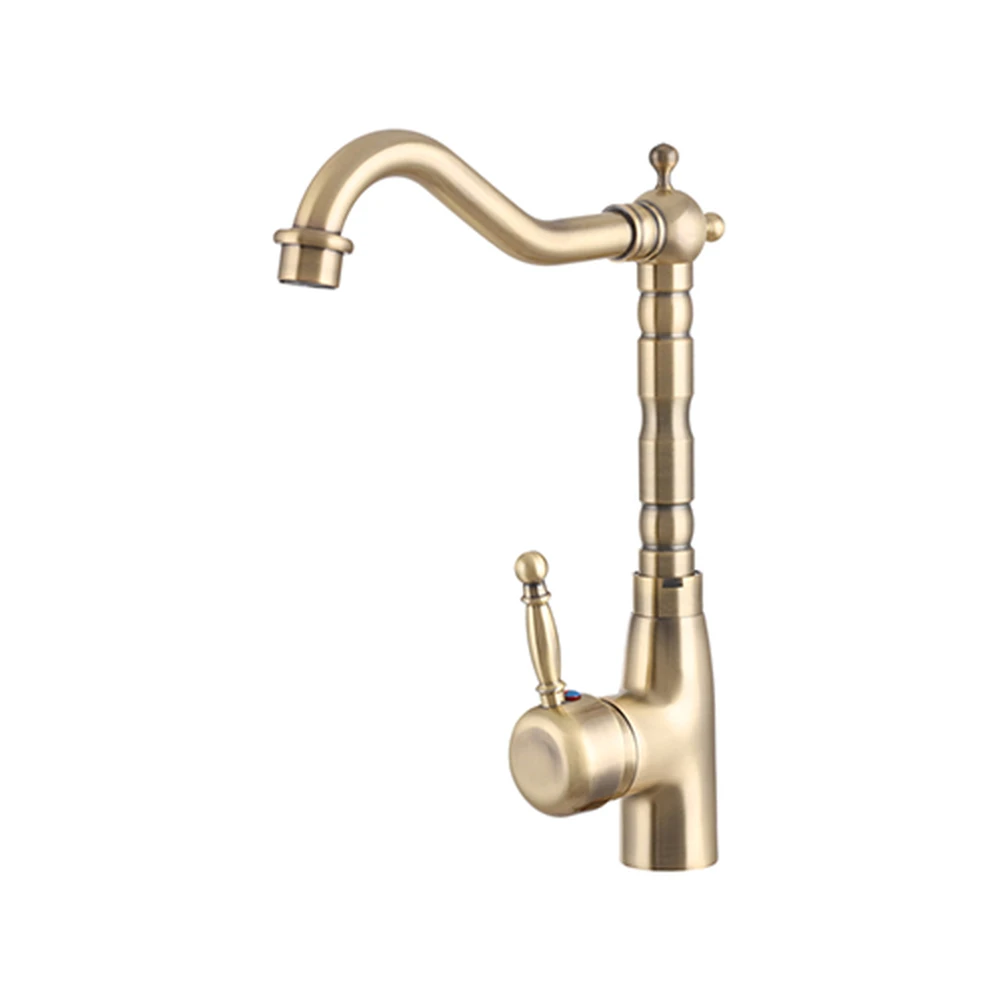 Retro 3 brushed gold bateria kuchenna Granitan – zdjęcie 6