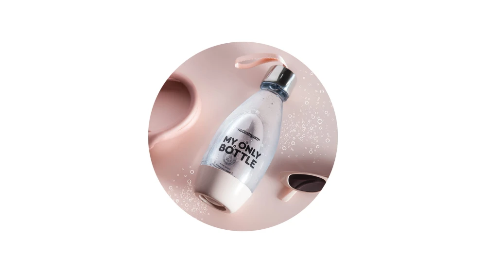 Butelka SodaStream różowa z kolekcji My Only Bottle - 0,5 litrowa Granitan – zdjęcie 9