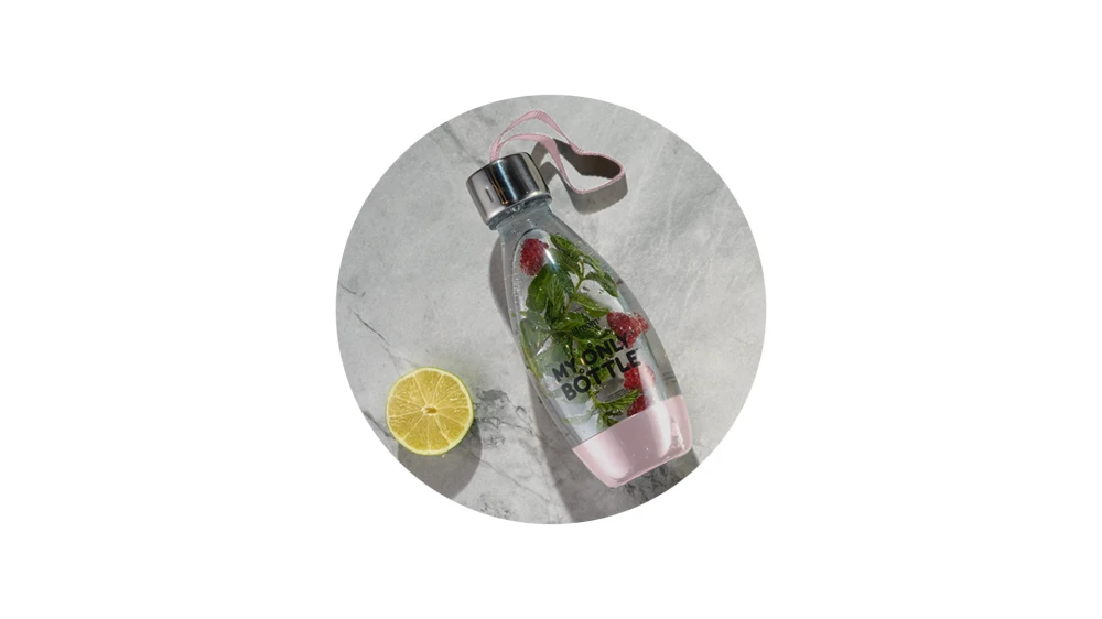 Butelka SodaStream różowa z kolekcji My Only Bottle - 0,5 litrowa Granitan – zdjęcie 11
