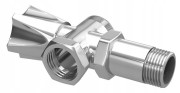 Zawór ceramiczny 3/4" do pralki zmywarki z przedłużką Granitan – ujęcie z bliska / detal