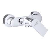 Rossa bateria natryskowa prysznicowa chrom Granitan – aranżacja / widok z boku