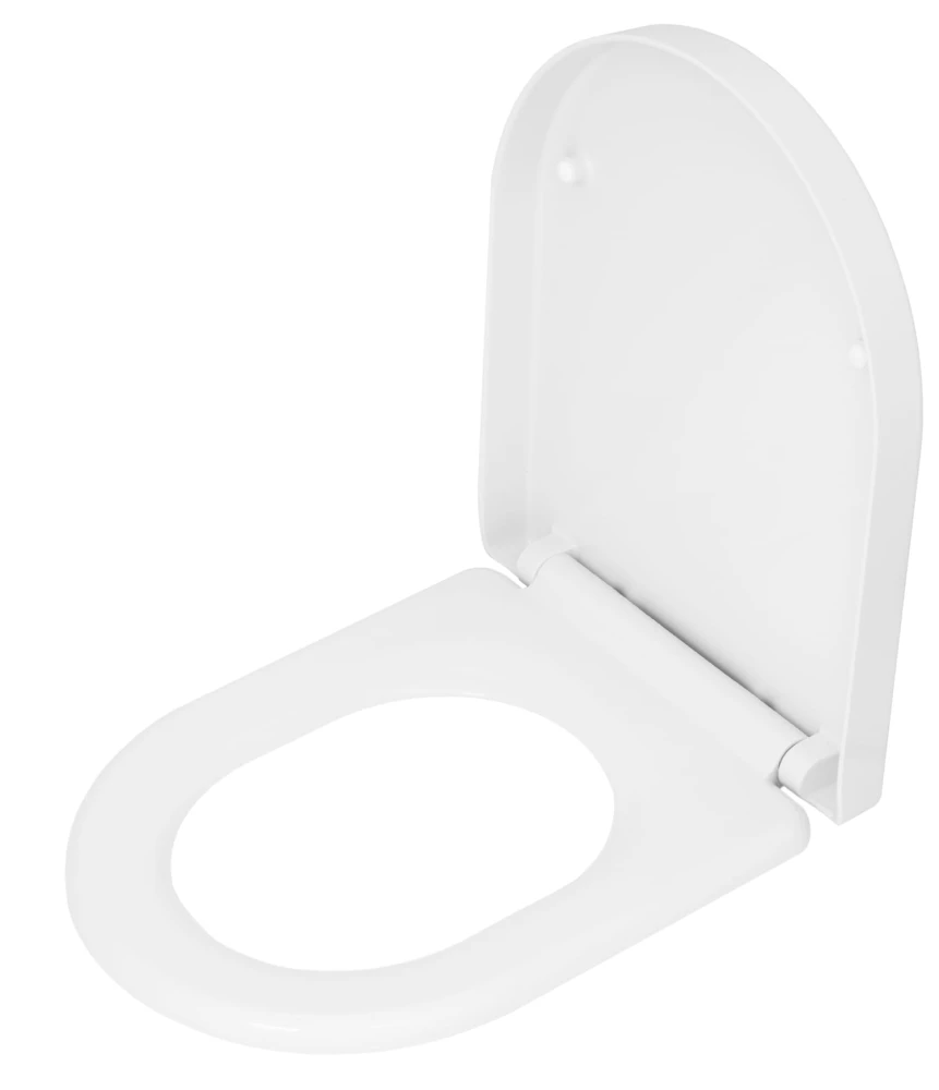 Deska sedesowa D4 WC Lagoa - Wolnoopadająca Easy Clean Granitan – aranżacja / widok z boku