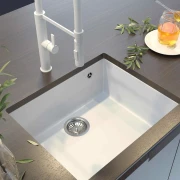 Zlewozmywak granitowy podwieszany (podblatowy) SALIX Granitan – zdjęcie 15
