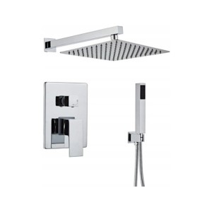 Bateria prysznicowa podtynkowa ZN6 z zestawem - Chrom Granitan