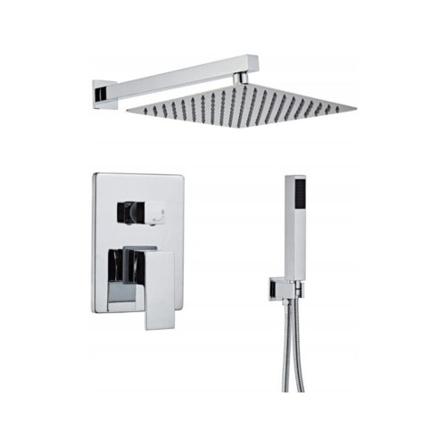 Bateria prysznicowa podtynkowa ZN6 z zestawem - Chrom Granitan