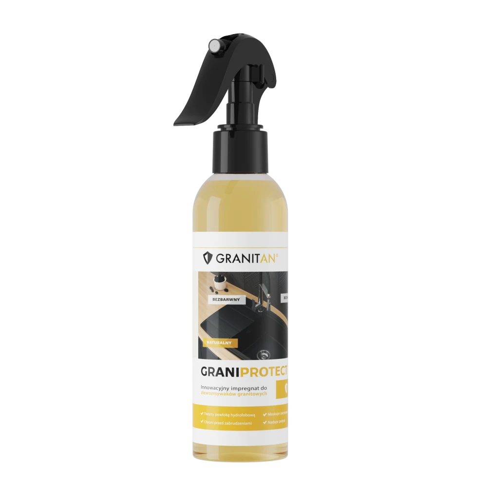Impregnat GRANIPROTECT 200 ml Granitan – aranżacja / widok z boku