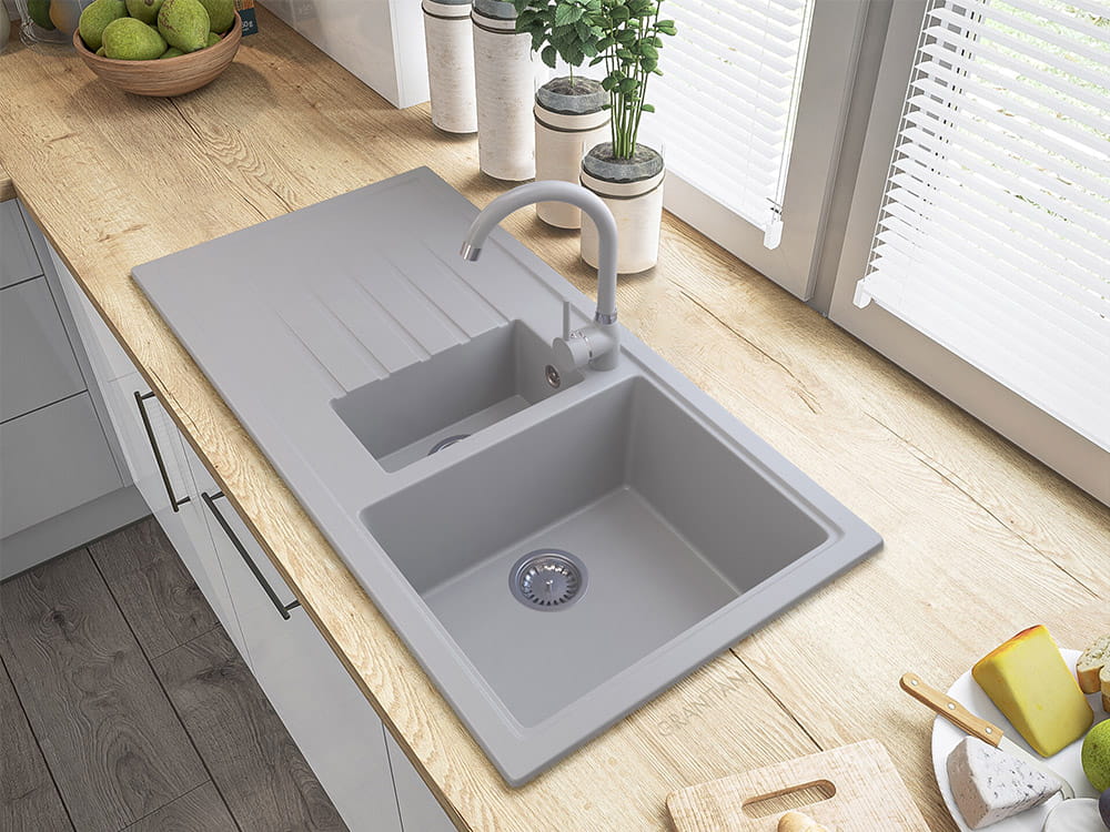 Zlewozmywak granitowy model SOLARIS Granitan – zdjęcie 8