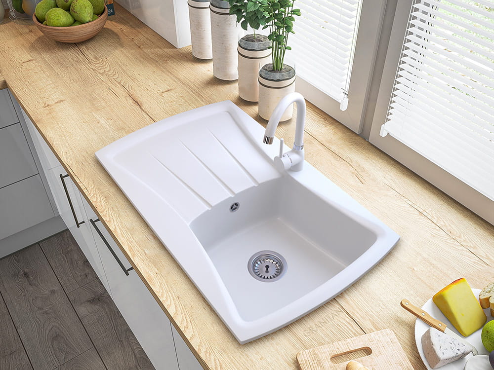 Zlewozmywak granitowy model NEW LINE Granitan – zdjęcie 9