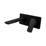 Bateria umywalkowa podtynkowa CUBIC - Czarna Granitan
