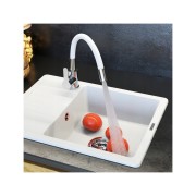 Bateria kuchenna z elastyczną wylewką gun grey GRADO PLUS obrotowy perlator Granitan – archiwalne 19