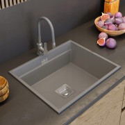 Bateria kuchenna szara elastyczna wylewka grado Granitan – zdjęcie 6