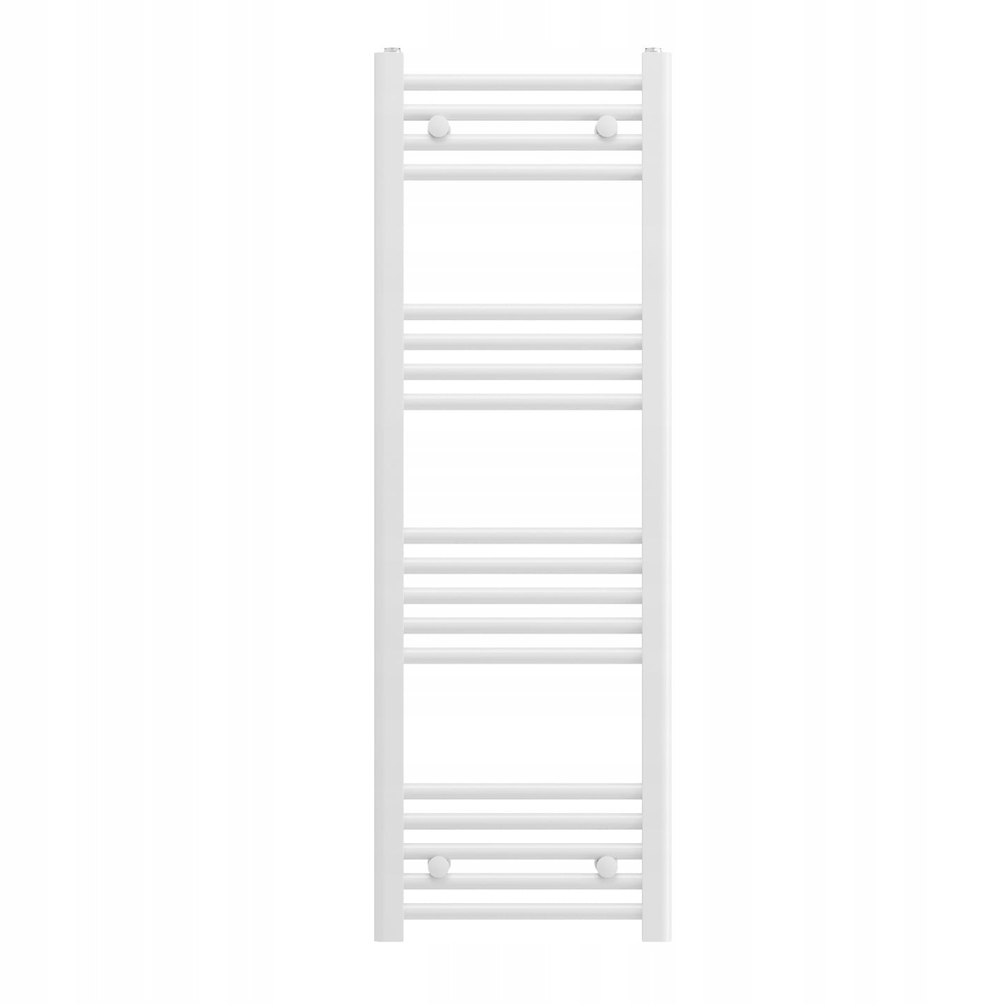 GRZEJNIK ŁAZIENKOWY BIAŁY DRABINKOWY 40x120 cm KALORYFER MONTAŻ 180 BRENO Granitan — prezentacja produktu