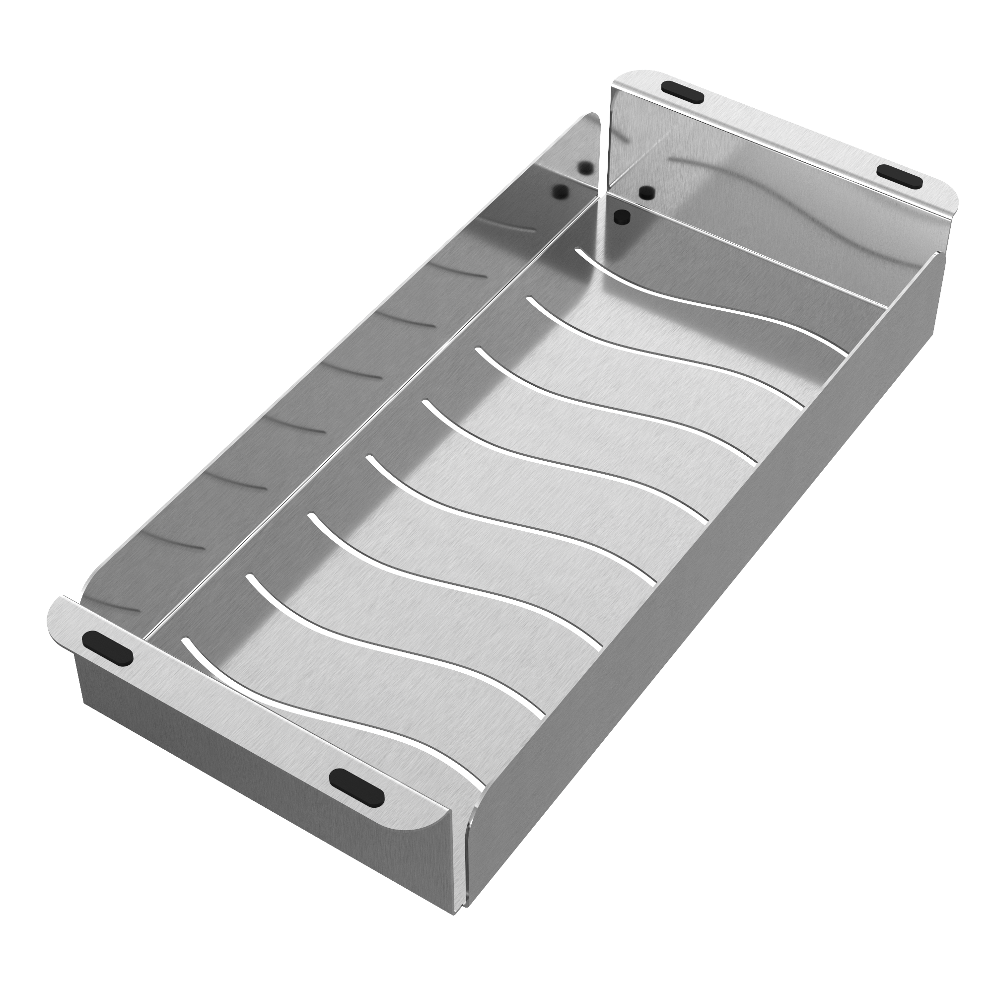 WKŁADKA STALOWA DO ZLEWU KOSZYK INOX 42x18 cm Granitan — prezentacja produktu