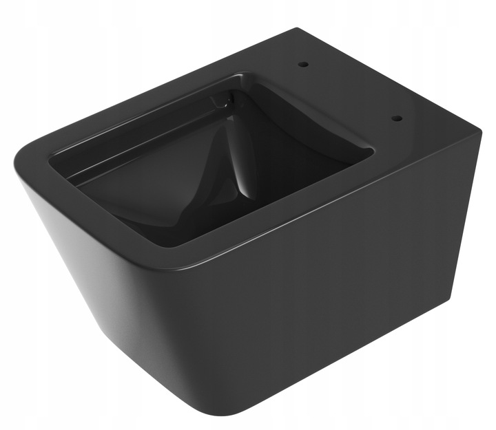 Rysunek techniczny produktu Miska WC wisząca rimless bezkołnierzowa  z deską wolnoopadającą DAX deska