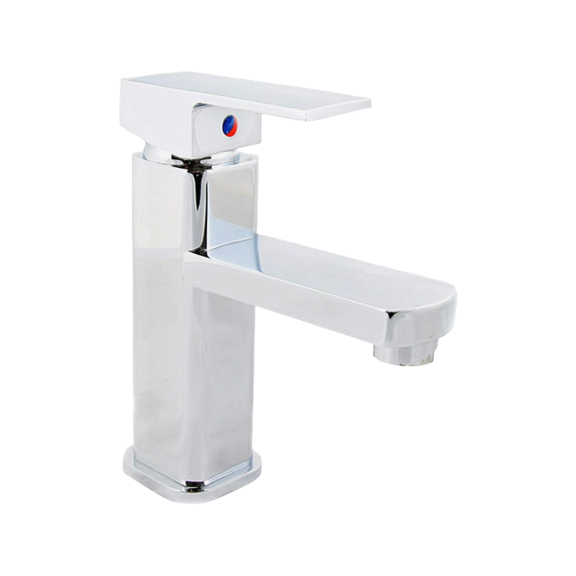 Bateria umywalkowa CUBIC kwadratowa - Chrom Granitan — prezentacja produktu