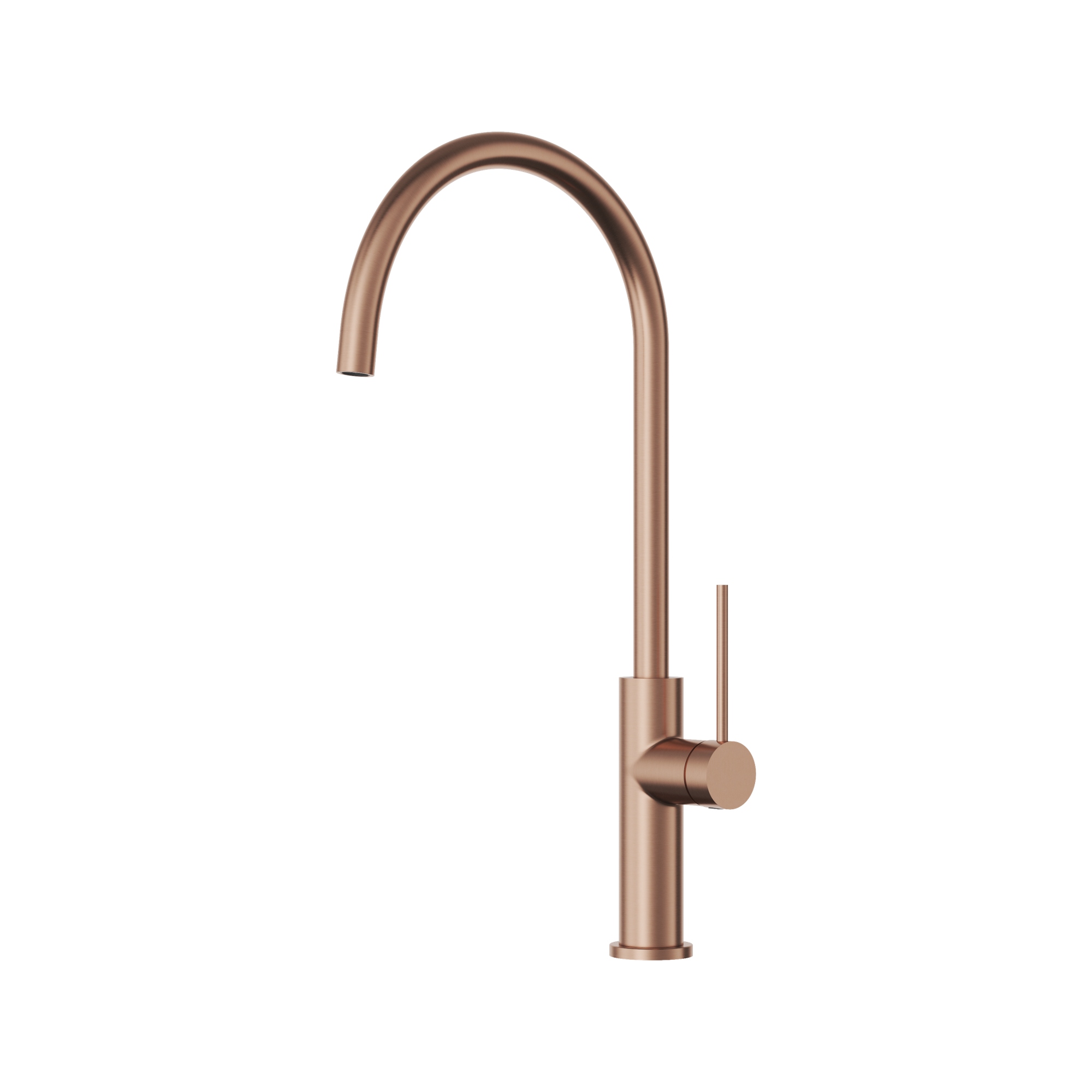 Bateria kuchenna Kran rose gold Wylewka Obrotowa Stojąca Prestige SLIM Premium Granitan — prezentacja produktu