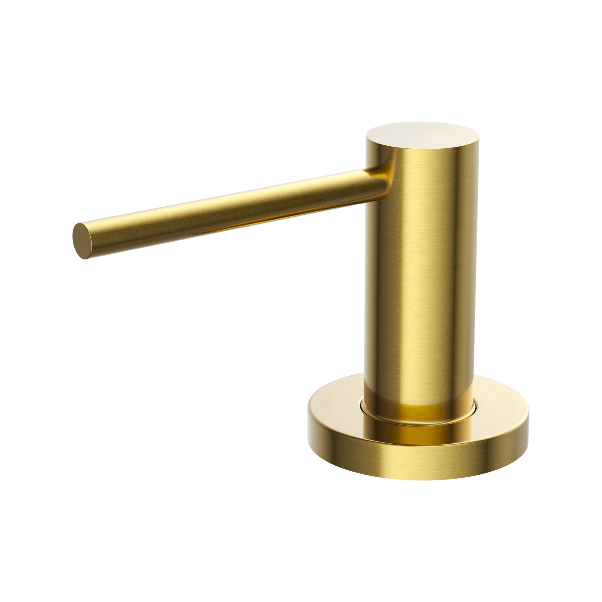 Dozownik prestige na płyn brush gold do zlewozmywaka granitowego Granitan — prezentacja produktu