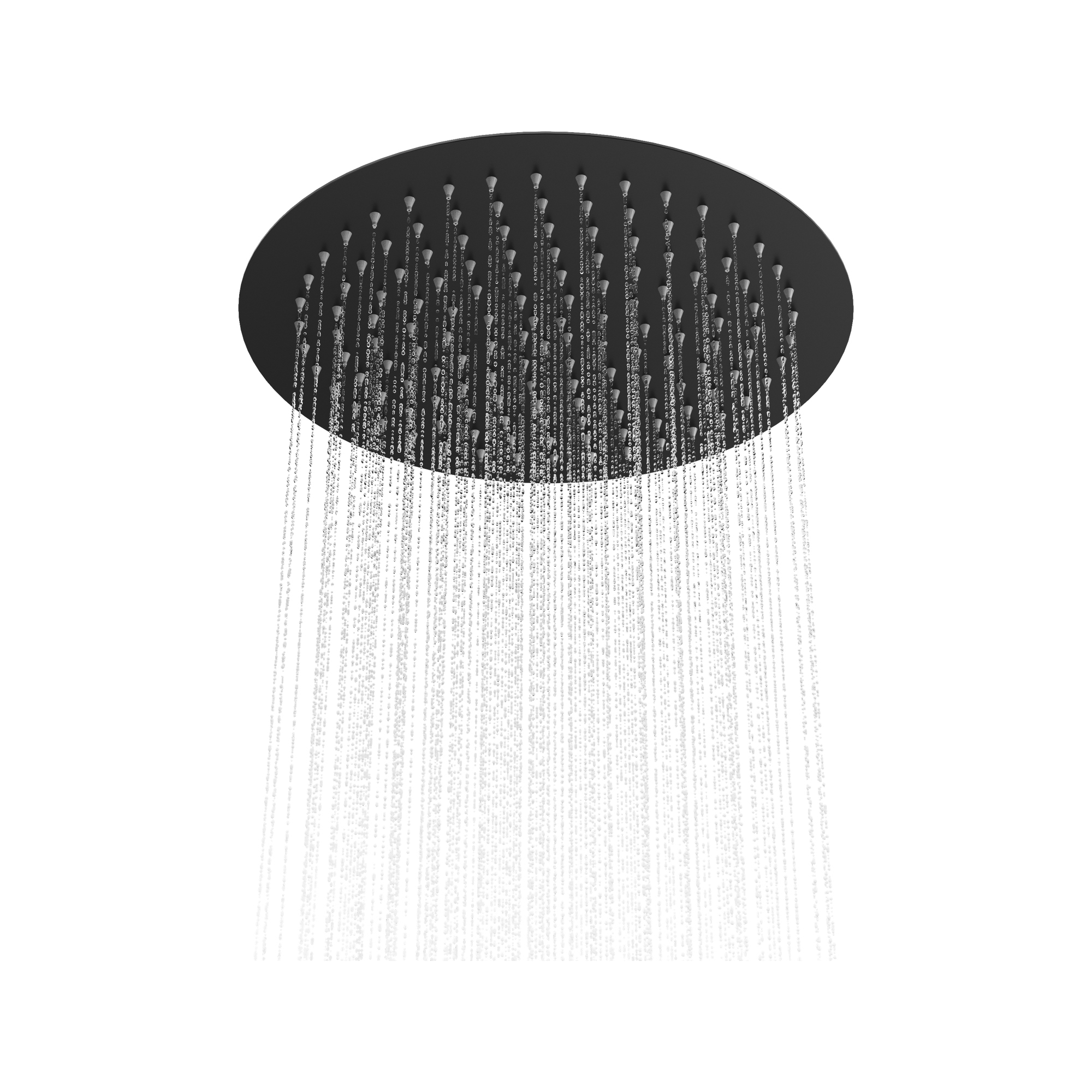 Deszczownica natryskowa prysznicowa okrągła czarna SLIM do kabin 30 cm Granitan — prezentacja produktu