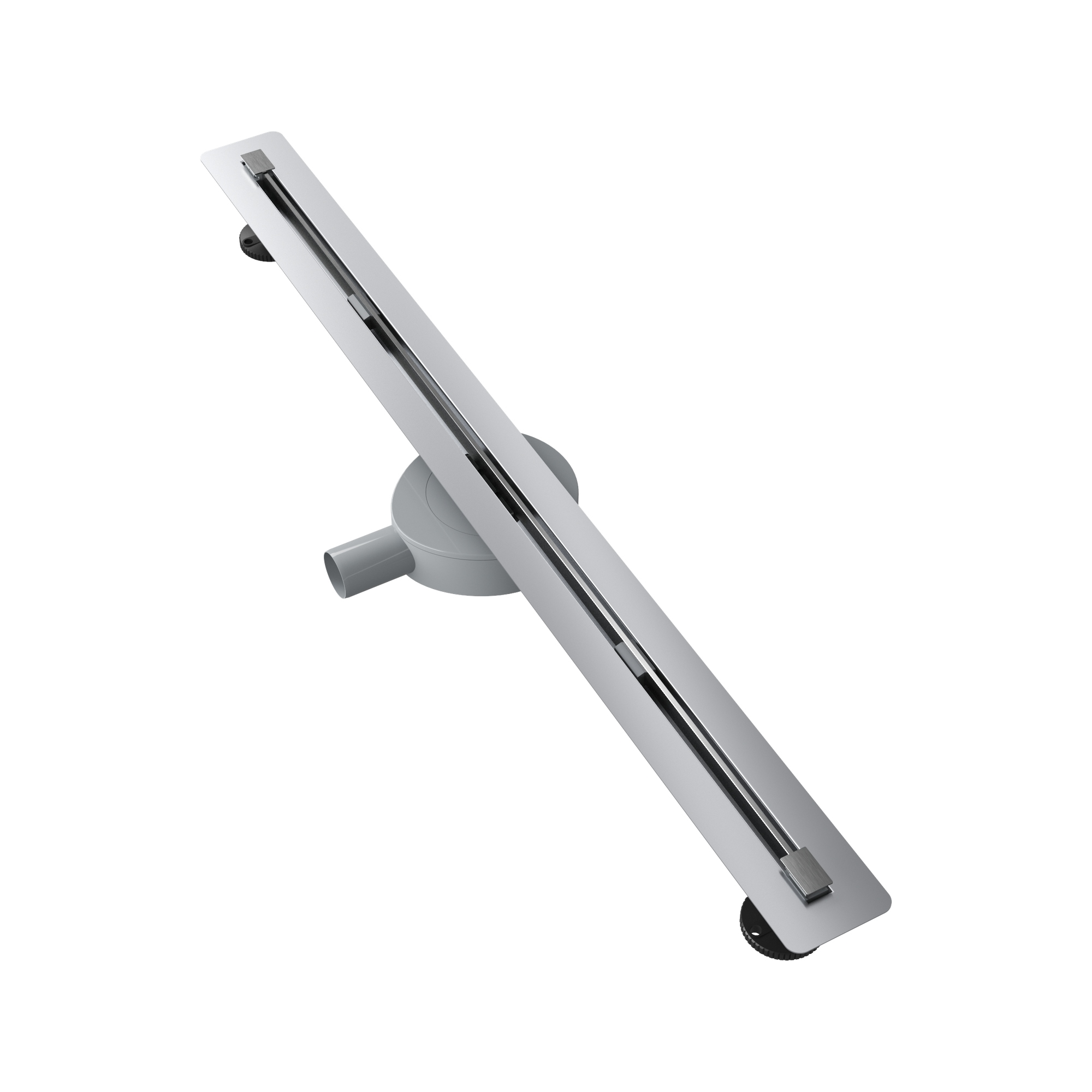 ODPŁYW LINIOWY POD PŁYTKĘ 90 cm STAL SYFON PRYSZNIC BRODZIK LUNO INOX Granitan — prezentacja produktu
