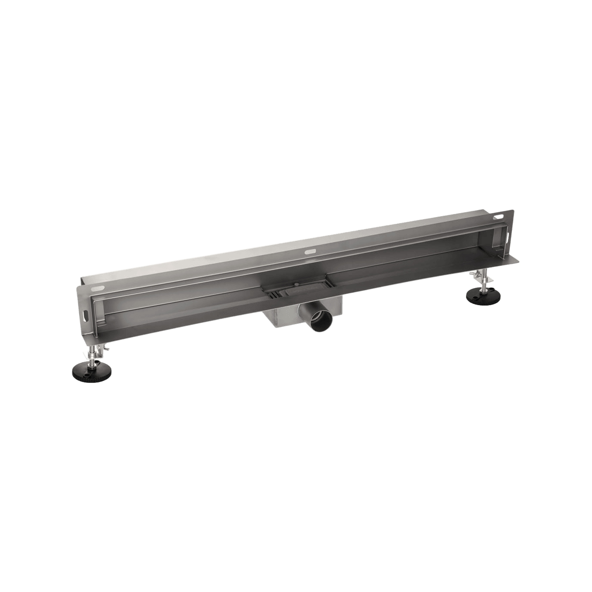Odpływ liniowy ścienny 100 cm CHROM Granitan — prezentacja produktu