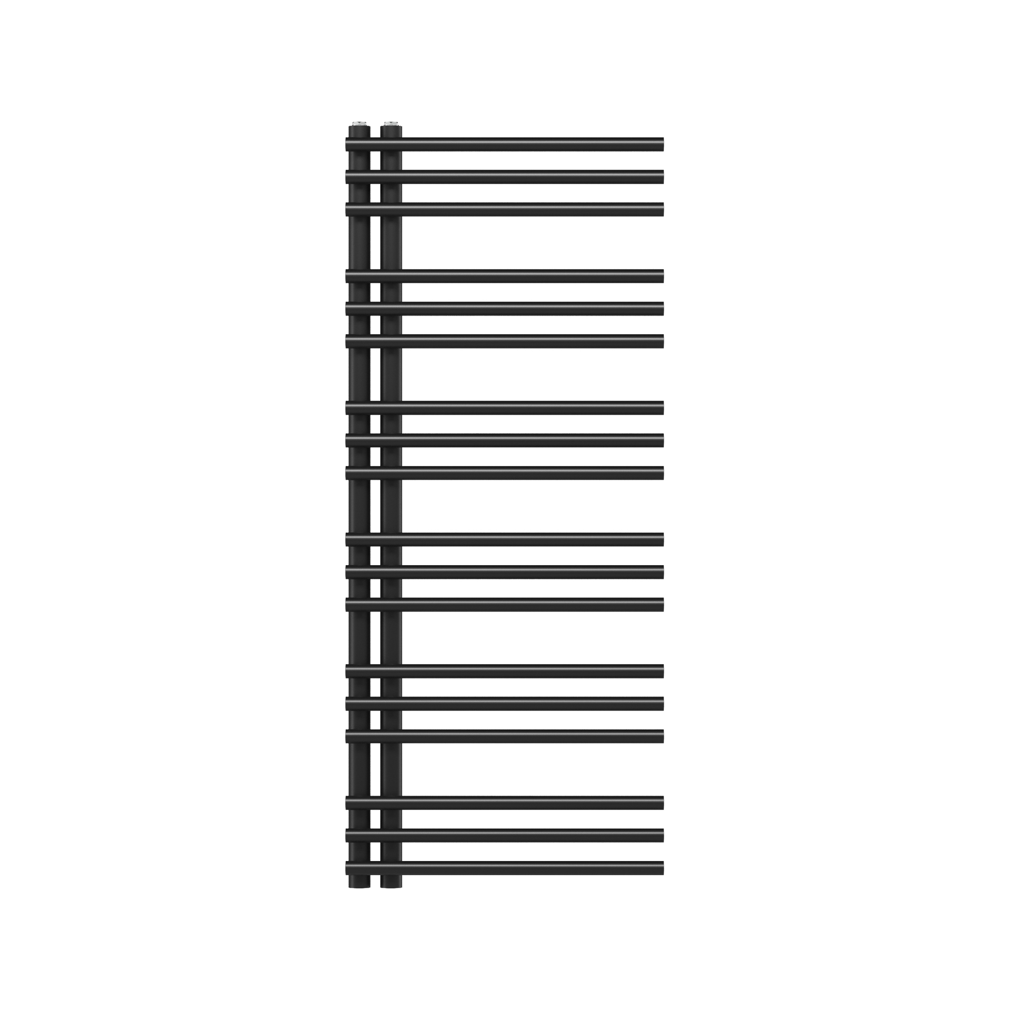 GRZEJNIK ŁAZIENKOWY CZARNY 120x50 cm MILO Granitan — prezentacja produktu