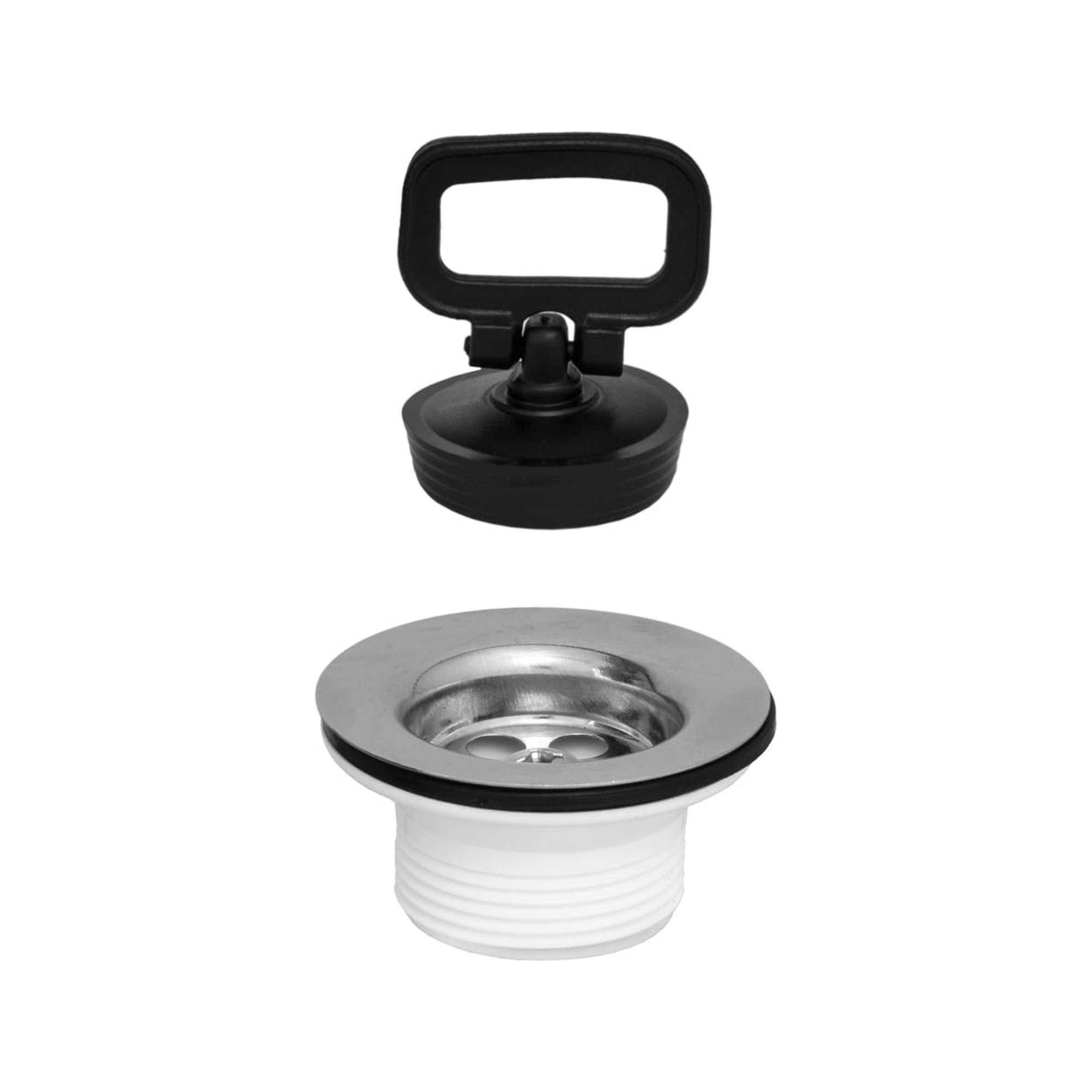 Sitko do umywalki z korkiem spustowym 2S032WH Granitan — prezentacja produktu