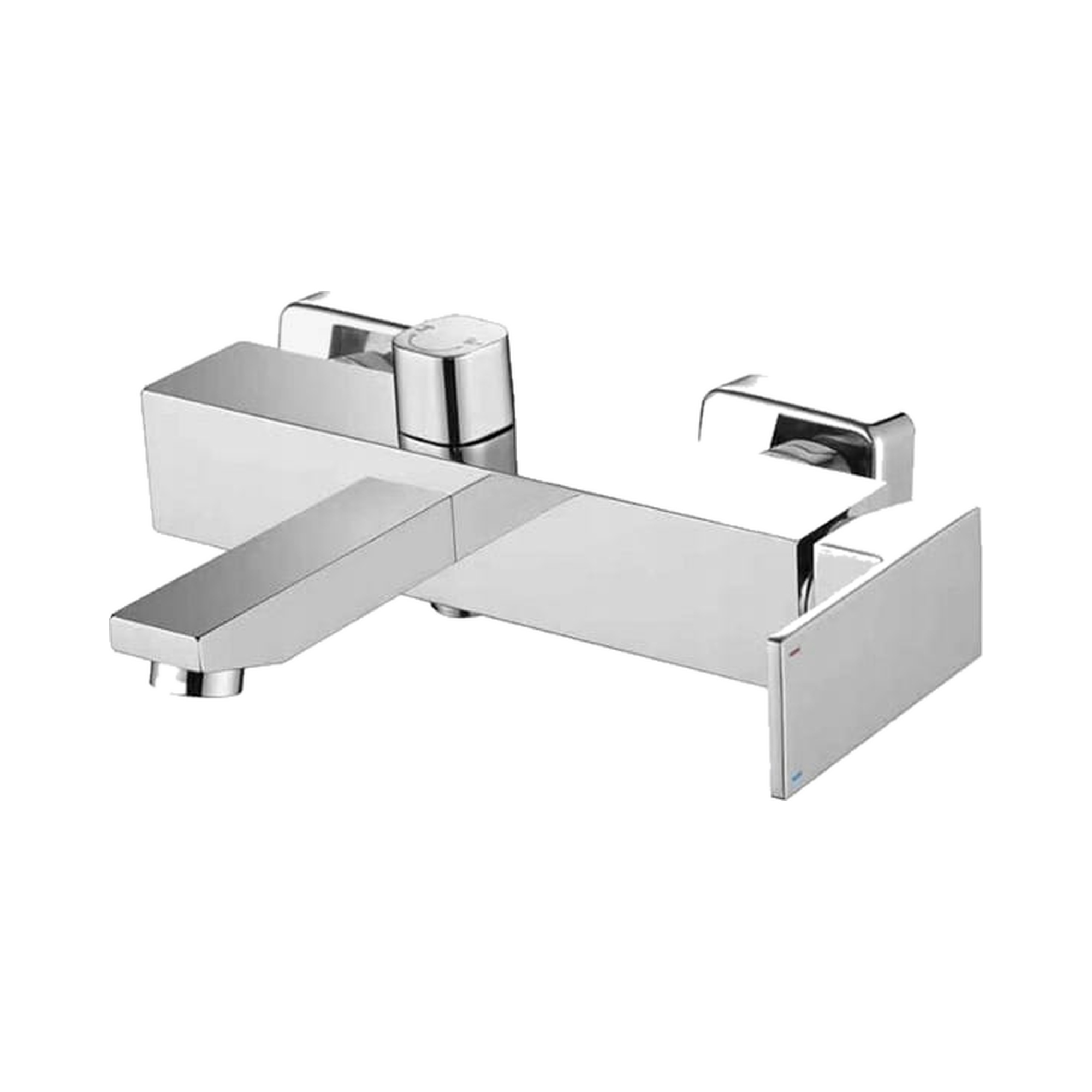 Bateria wannowa CUBE kwadratowa - Chrom Granitan — prezentacja produktu