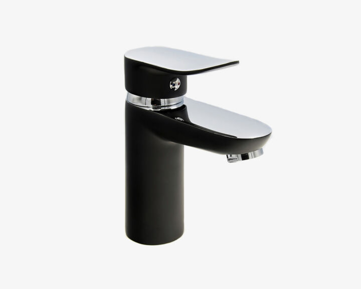 Bateria umywalkowa SKY – Chrom / Czarna