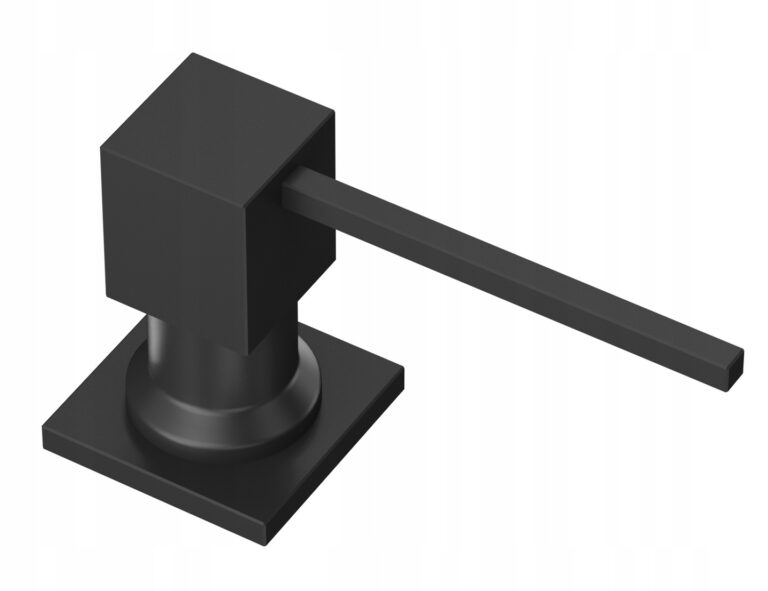 DOZOWNIK-CZARNY-PLYNU-MYDLA-DO-ZLEW-KWADRATOWY