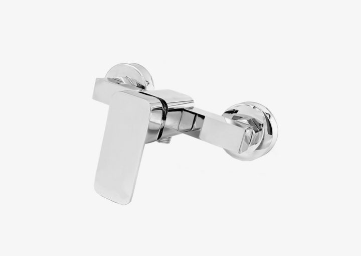 Bateria prysznicowa CUBIC kwadratowa – Chrom