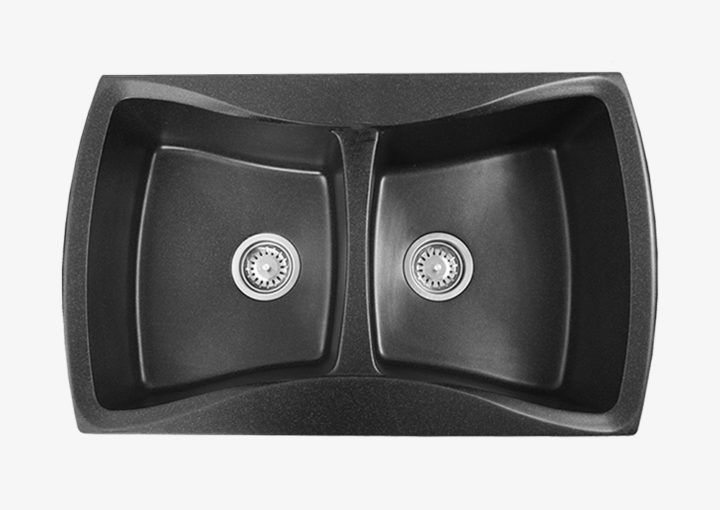 Zlewozmywak granitowy model DOUBLE