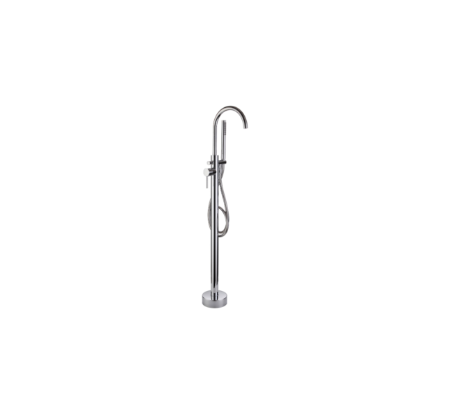 Bateria wannowa wolnostojąca ROY – Chrom
