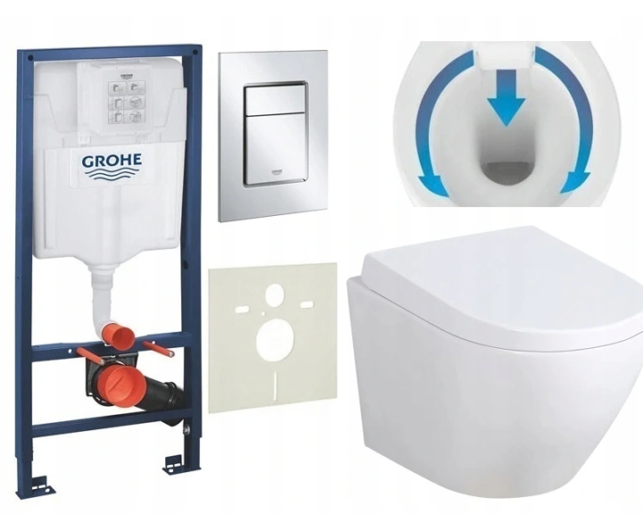 Zestaw podtynkowy WC GROHE 7w1