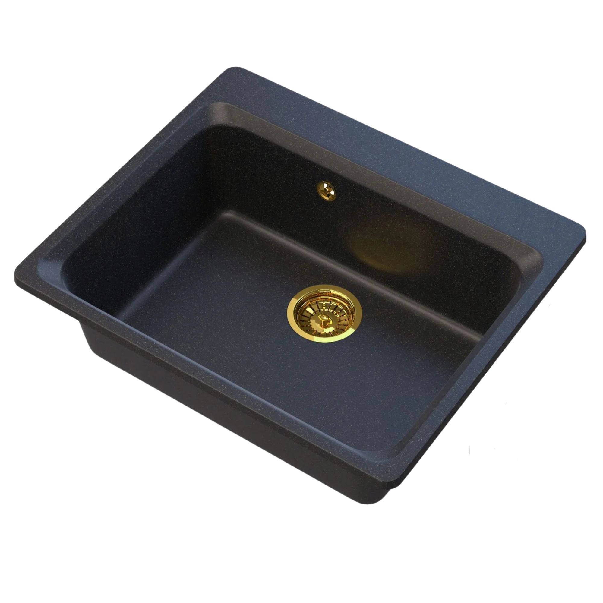 Zlewozmywak granitowy model ZANTE - Ze złotymi drobinkami