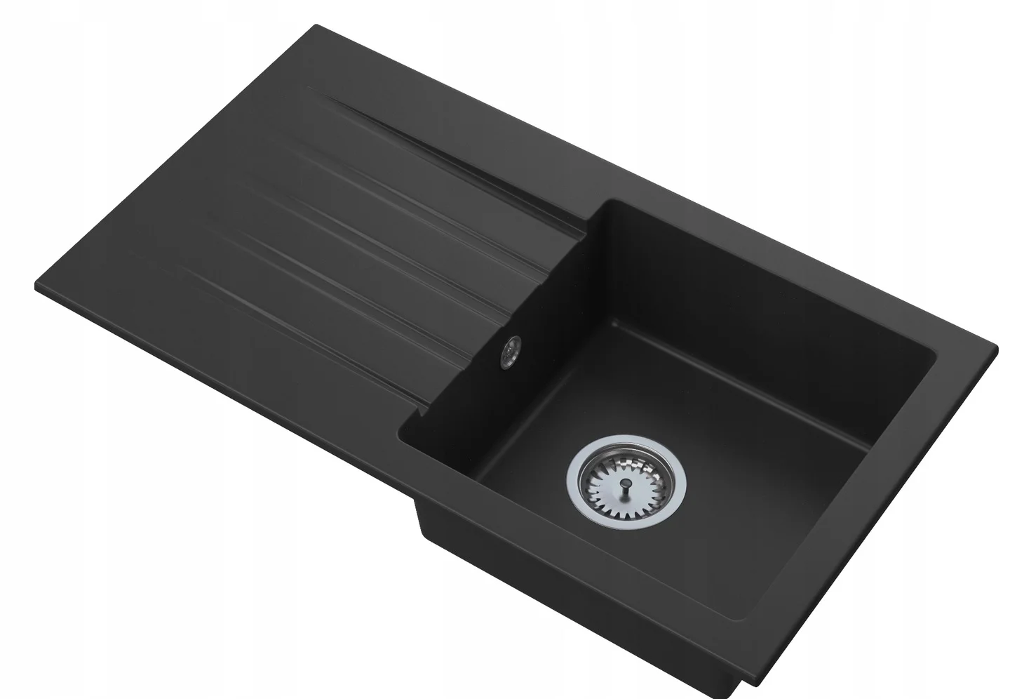 Zlewozmywak granitowy kuchenny MELGAR jednokomorowy z ociekaczem