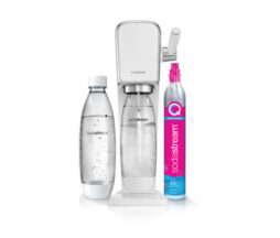 Saturator do wody gazowanej SodaStream ART – Biały zestaw + butelka