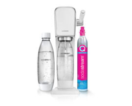 Saturator do wody gazowanej SodaStream ART – Biały zestaw + butelka