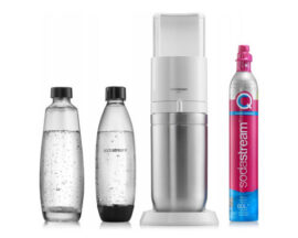 Saturator do wody gazowanej SodaStream Duo – Biały + 2 butelki