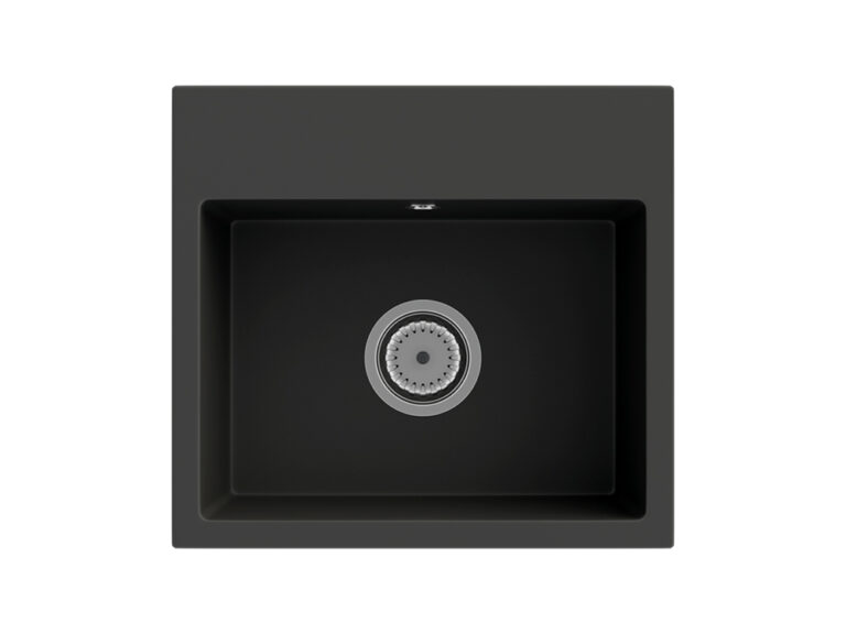 zlewozmywak-granitowy-kuchenny-milos-jednokomorowy-bez-ociekacza-caly-czarny-biale-tlo