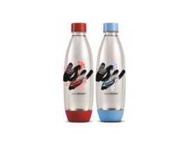 SodaStream butelka Fuse x2 1L czerwona niebieska