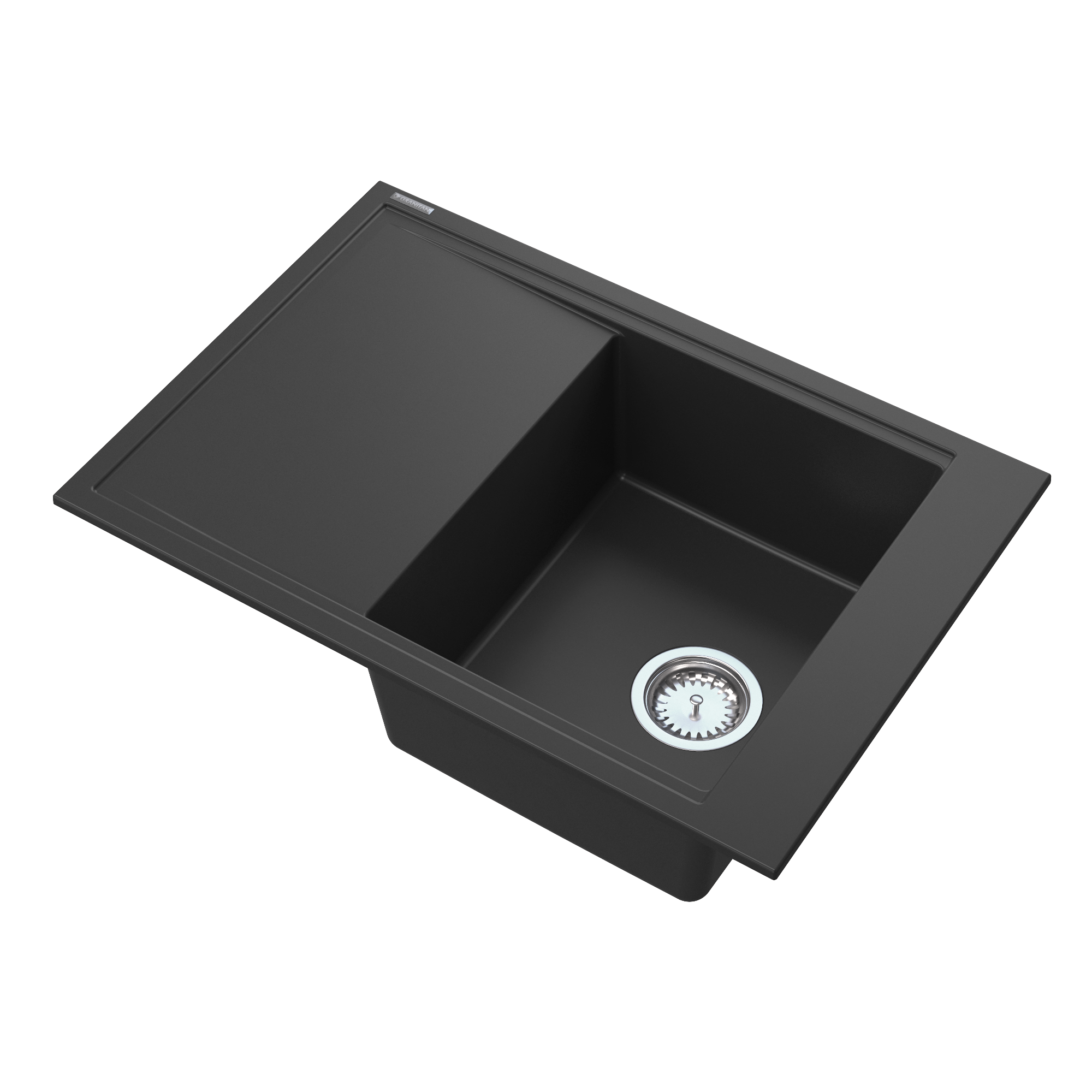 ZLEWOZMYWAK GRANITOWY Z OCIEKACZEM 1 KOMORA LEPE