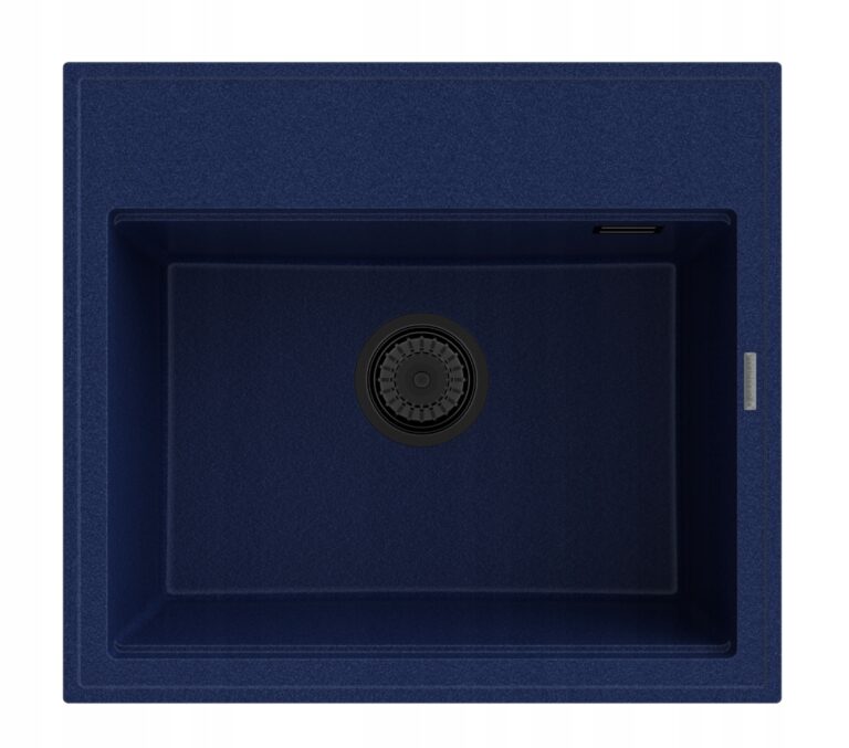 ZLEW-ZLEWOZMYWAK-NIEBIESKI-GRANITOWY-ZLOTY-FOXAL-Material-wykonania-Granit
