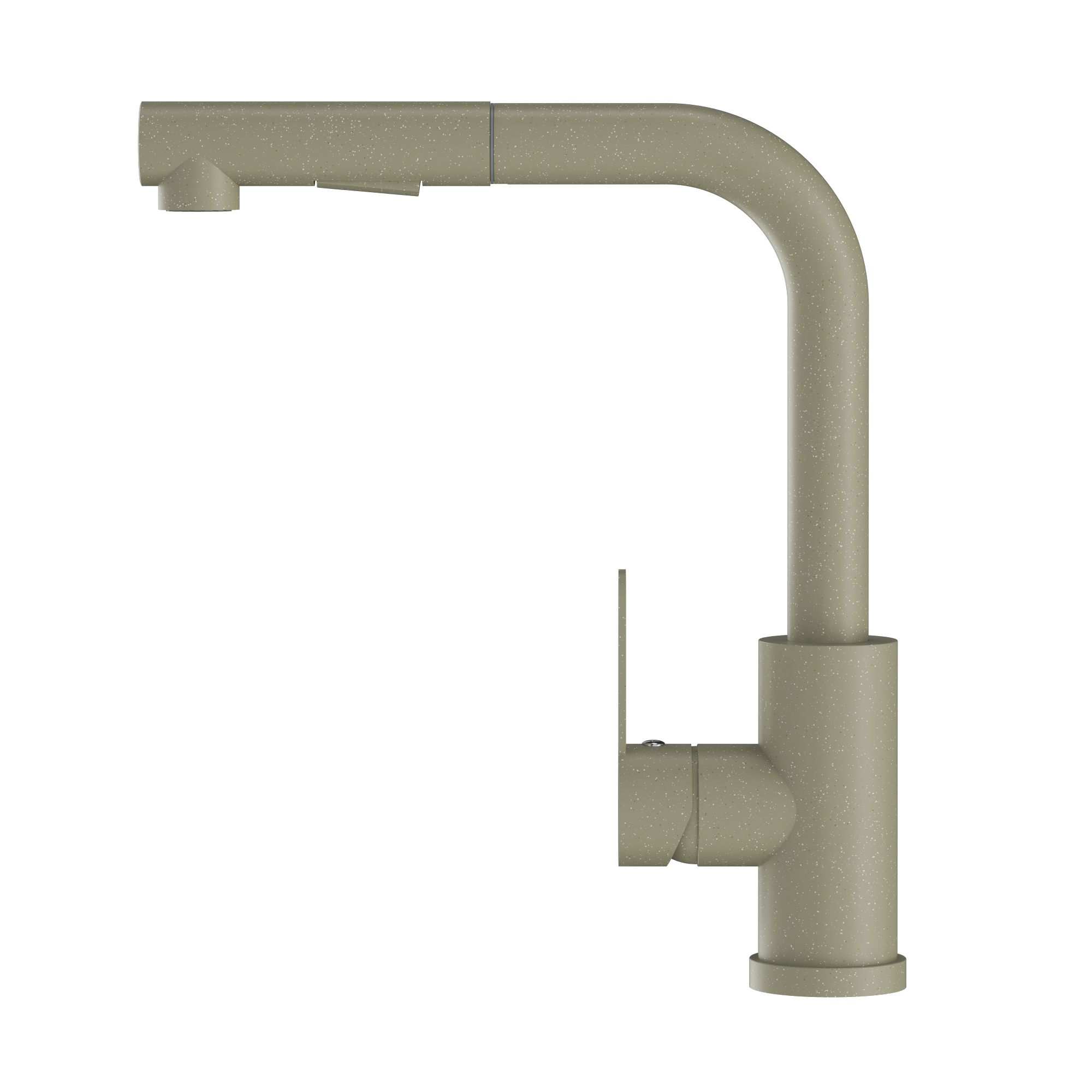 Bateria EBRO kuchenna wyciągana 2 strumienie wyciągana wylewka beżowa