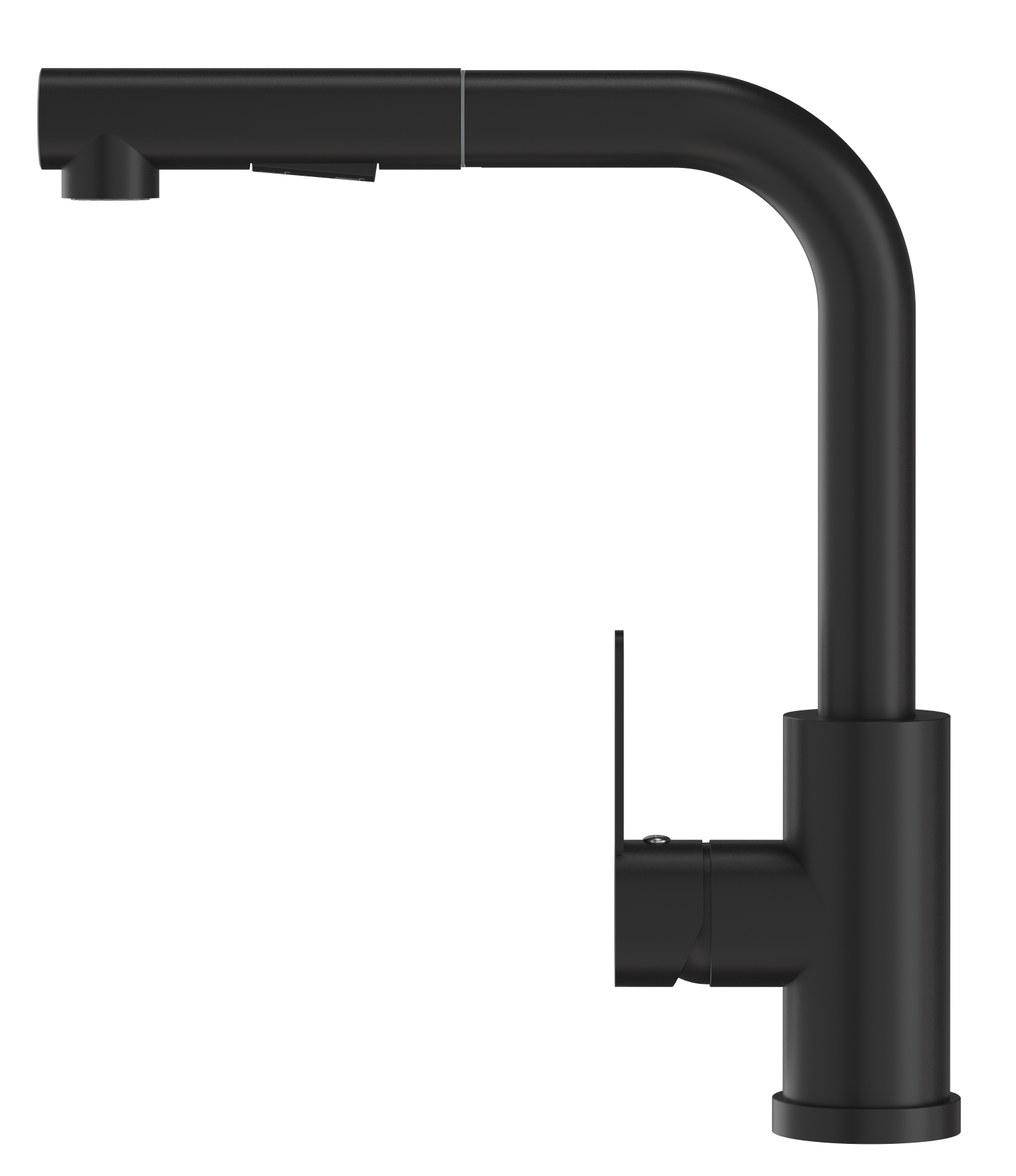 Bateria EBRO kuchenna wyciągana 2 strumienie wyciągana wylewka czarna