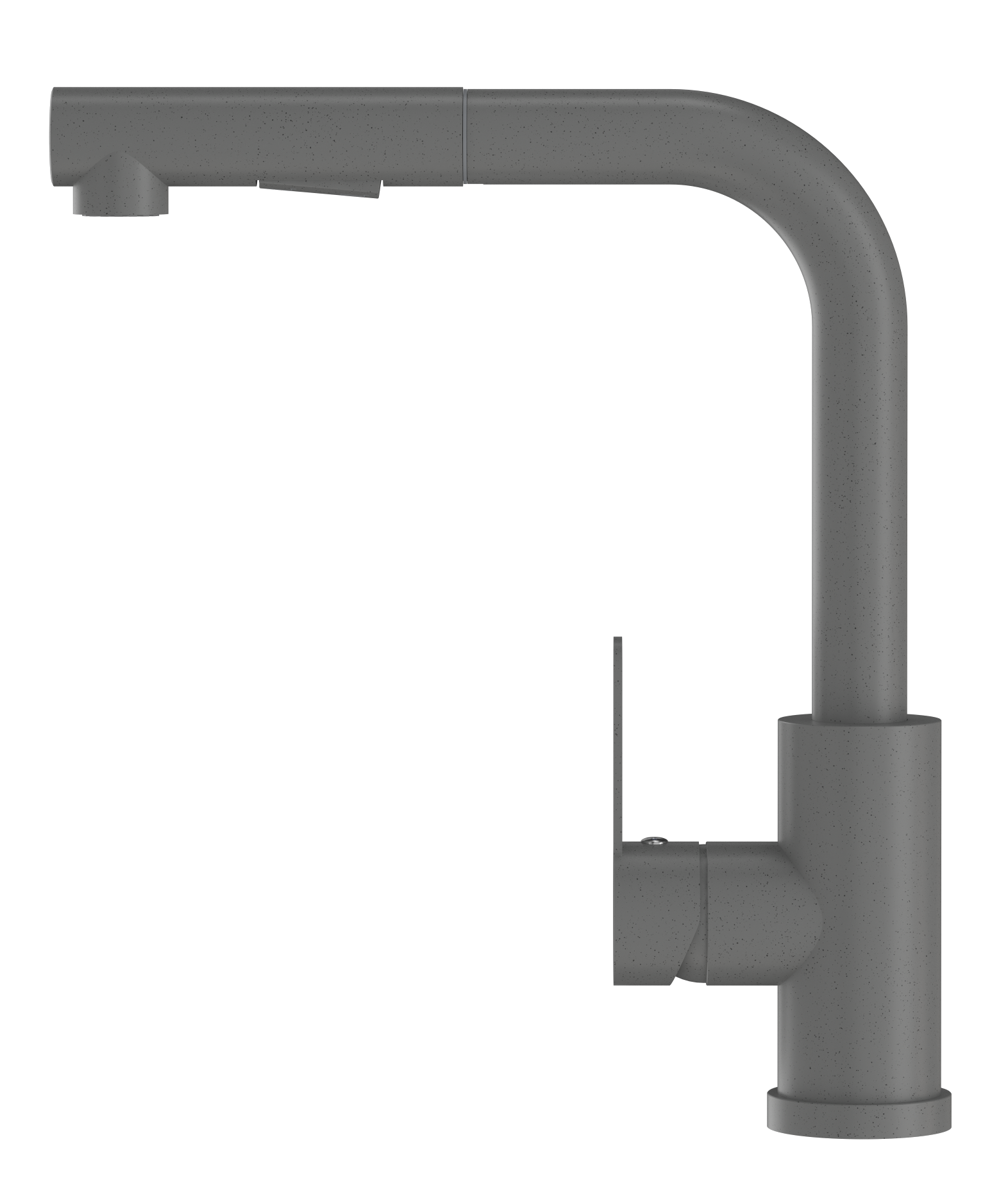 Bateria EBRO kuchenna wyciągana 2 strumienie wyciągana wylewka szara