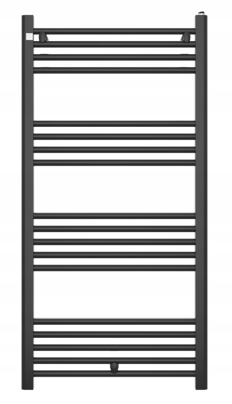 GRZEJNIK-LAZIENKOWY-60-120cm-CZARNY-KALORYFER-DRABINKOWY-NOWOCZESNY-PUERTO-Marka-Granitan