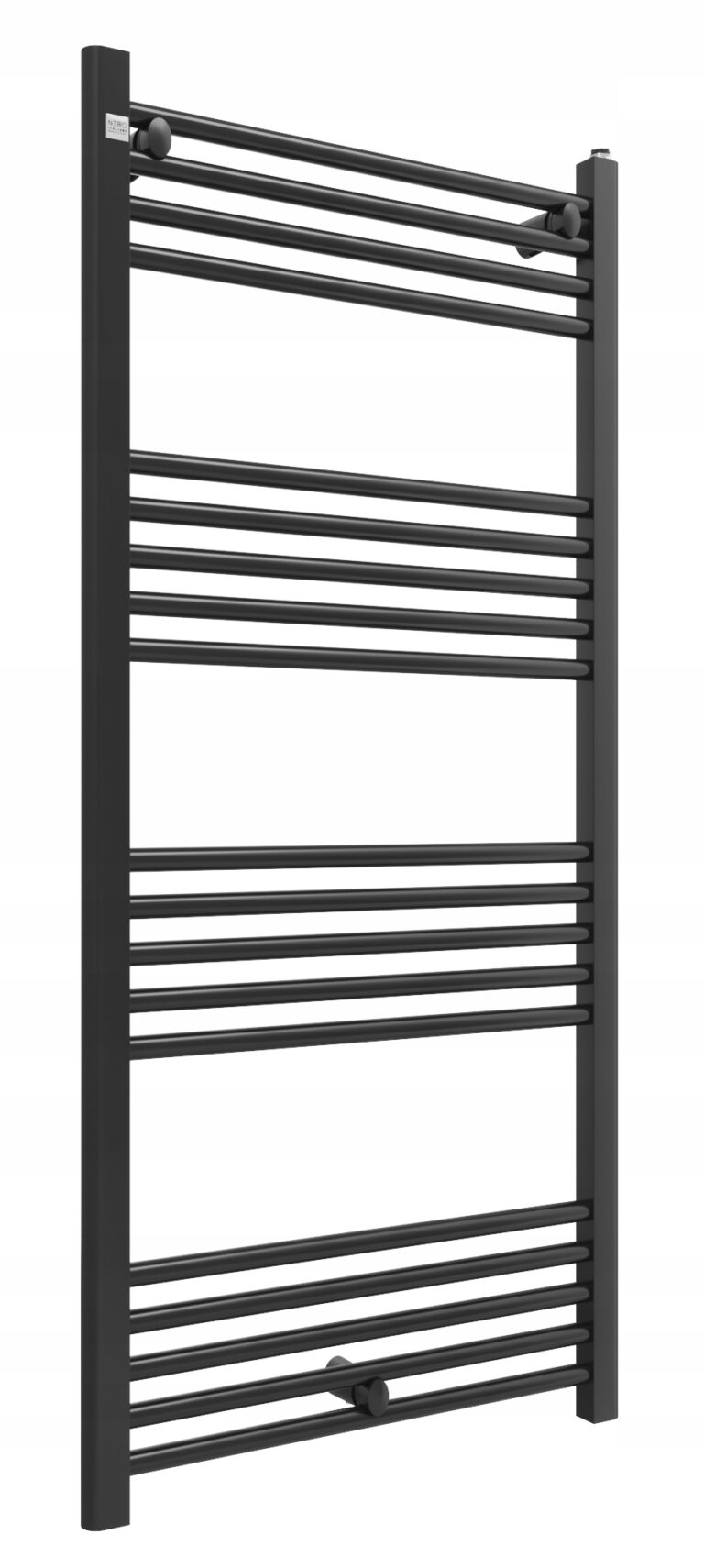 GRZEJNIK-LAZIENKOWY-60-130-cm-CZARNY-KALORYFER-DRABINKOWY-NOWOCZESNY-PUERTO-Wysokosc-1300-mm