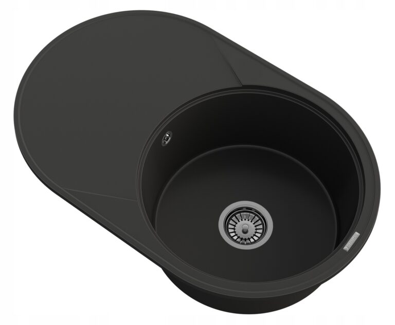 ZLEW-GRANITOWY-OKRAGLY-KUCHENNY-1-KOMOROWY-DUZY-OCIEKACZ-SYFON-CHROM-SAVIO